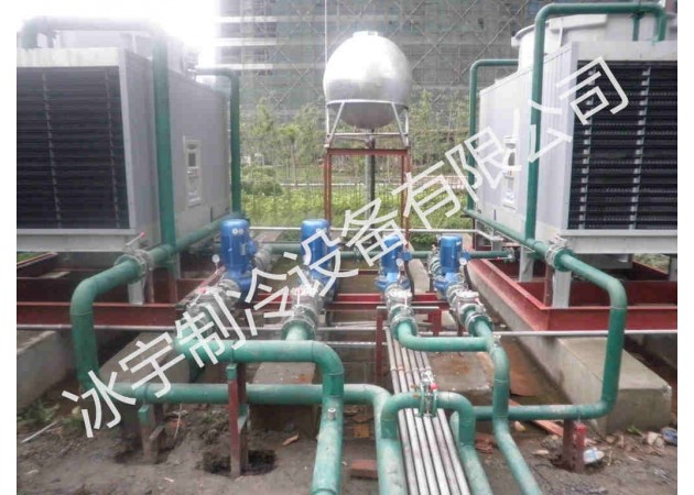 大型水冷机组系统，冷却塔部分