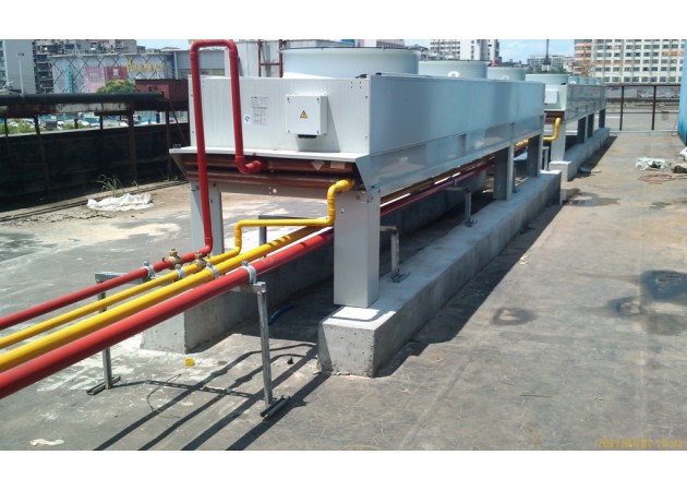 并联机组散热冷凝器